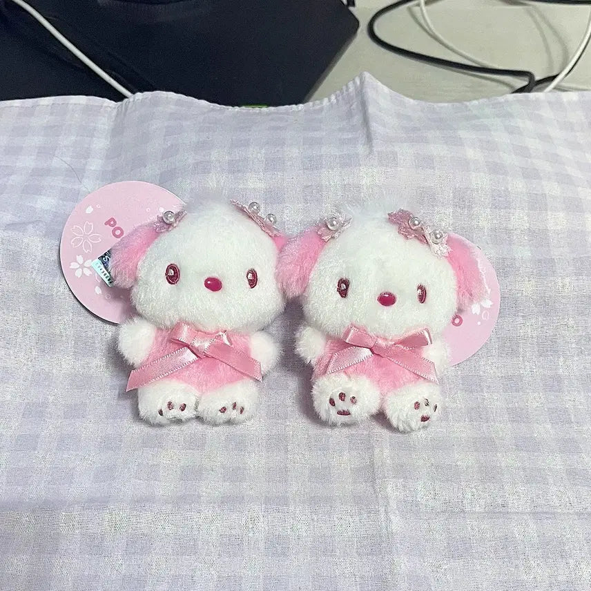 [BUNJANG] Pochacco Plush Keychain Set / 새상품) 포차코 인형 키링
