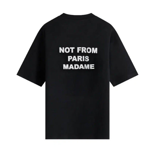 [BUNJANG] Drole de Monsieur Black T-Shirt L / 드롤 드 무슈 슬로건 티셔츠 블랙 L