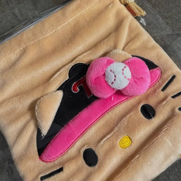 [BUNJANG] LG Twins Tanning Kitty Drawstring Pouch / 엘지트윈스 태닝키티 조리개파우치