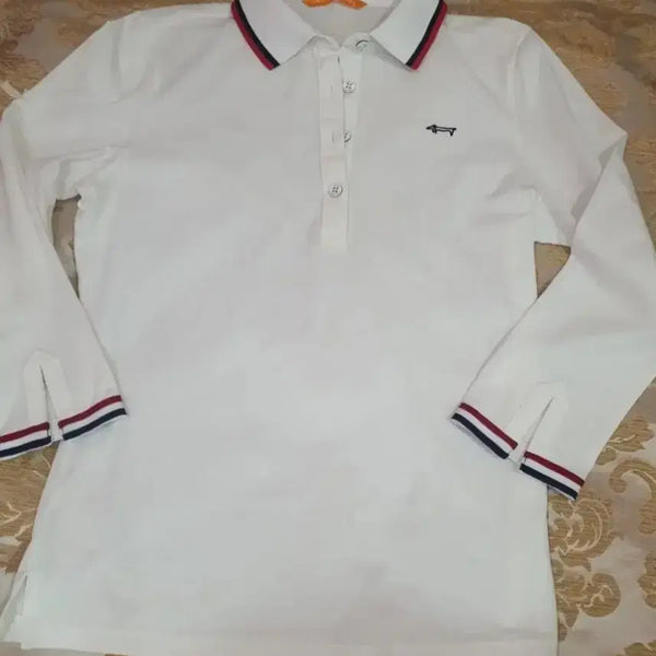[BUNJANG] Louis Castel Women's 3/4 Sleeve Polo Shirt / 루이카스텔 여성 칠부카라티