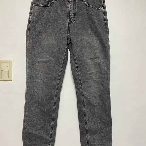 [BUNJANG] LAB TWELVE Black Blue Washed Denim Pants Size 2 / [LAB] 랩 트웰브 흑청 워싱 데님팬츠 2사이즈