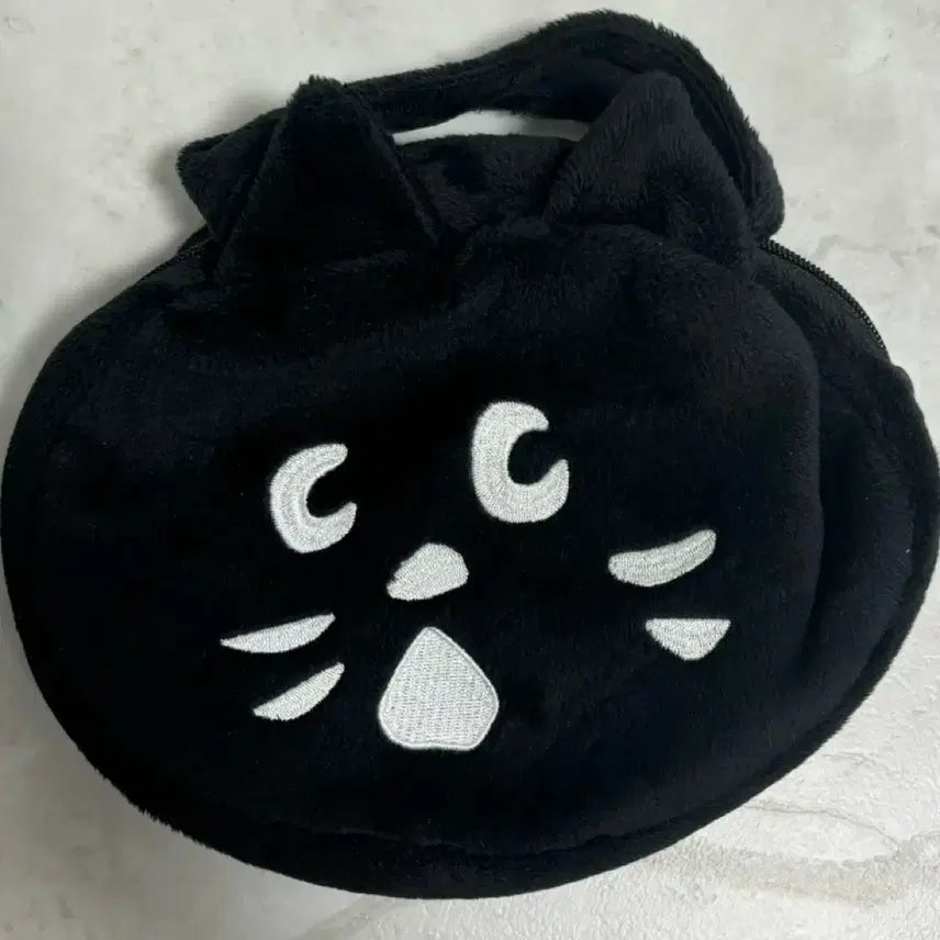 [BUNJANG] Nenet Cat Face Fur Pouch / 네넷 nenet 파우치 급처분
