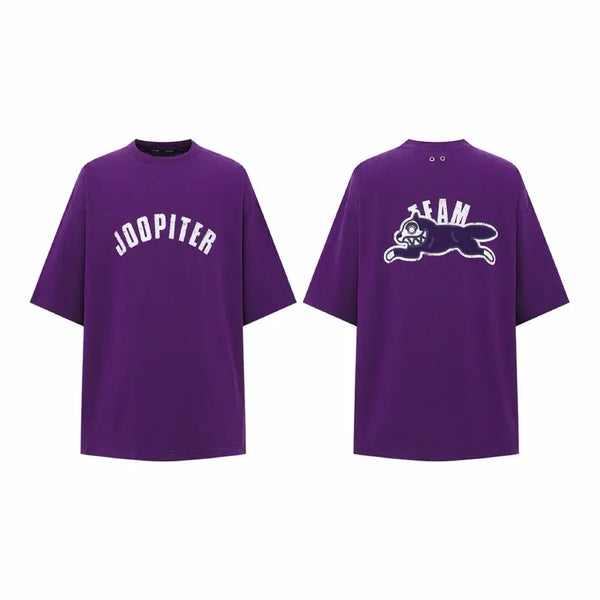 [BUNJANG] JUPITER X Tim Wang Purple T-Shirt Size 1 / 주피터 X 팀 왕 퍼플 티셔츠 1