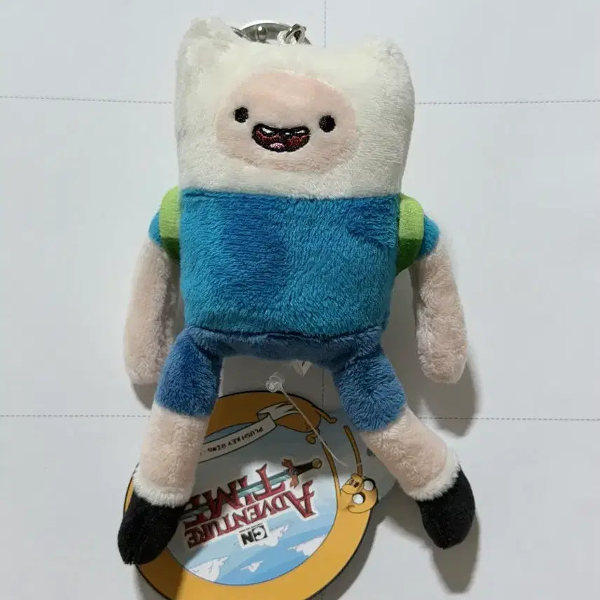 [BUNJANG] Adventure Time Finn Plush Keychain / 어드벤처 타임 핀 인형 키링