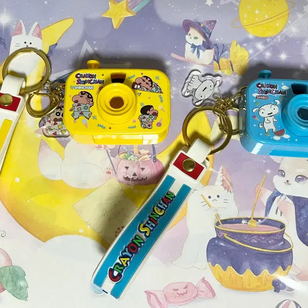 [BUNJANG] Crayon Shin-chan Camera Keychain New / 짱구 카메라 키링 새상품