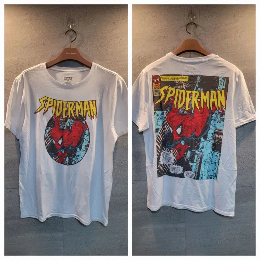 [BUNJANG] Marvel Spider-Man Short Sleeve T-Shirt / 마블정품! 스파이더맨 반팔티