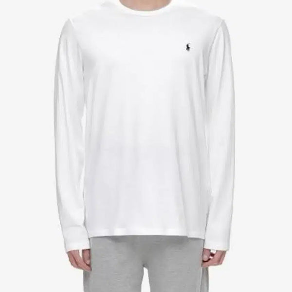 [BUNJANG] Polo Long Sleeve White Black / 폴로 롱슬리브 흰 검 상태s