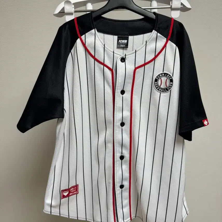 [BUNJANG] FCMM Baseball Uniform Short Sleeve T-Shirt Size M / FCMM 베이스볼 유니폼 반팔 티셔츠 M사이즈