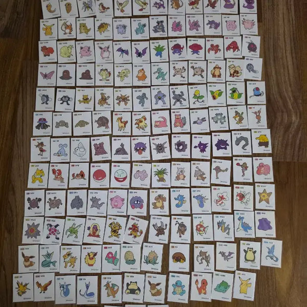 [BUNJANG] Pokemon Stickers (1st & 2nd Gen) - Full Set (275 pcs) / 포켓몬 띠부씰 1세대159종 2세대116 전종 275장 일괄판매합니다