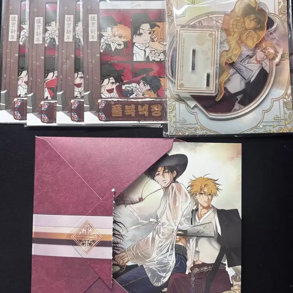 [BUNJANG] Leblem Full Book New Year's Card + Acrylic Stand + Mini Film Set / 근하신년 풀북 연하장+아크릴 스탠드+미니필름 4장 판매합니다