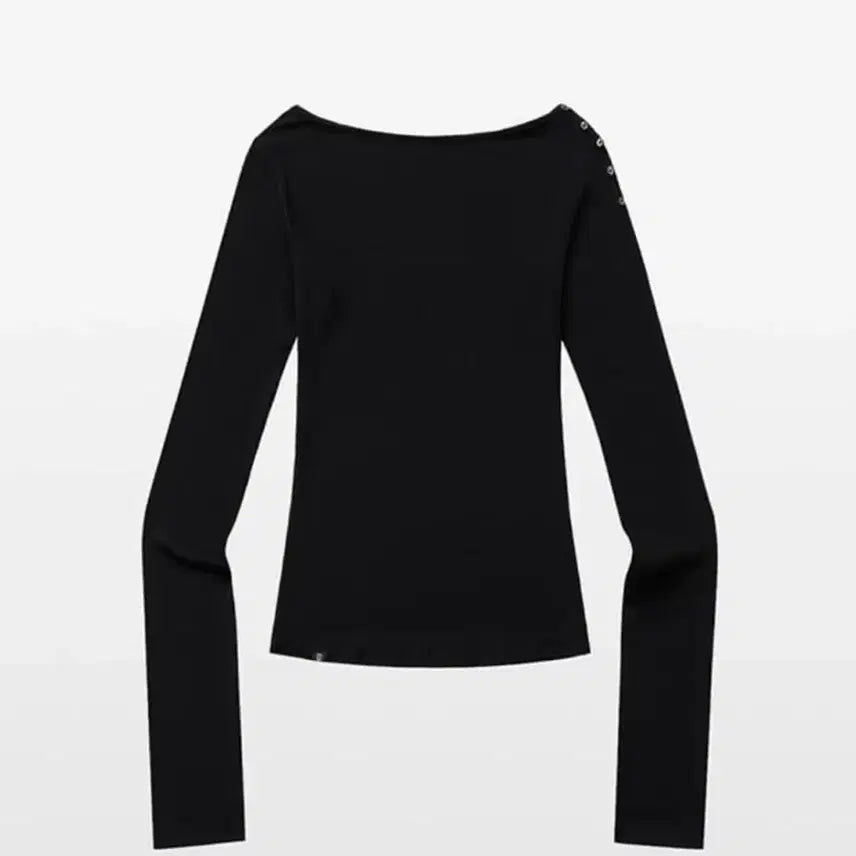 [BUNJANG] Kimseoul Open Side Button Long Sleeve Black / kimseoul 킴서울 킴즈서울 오픈 사이드 버튼 롱 슬리브 블랙 판매