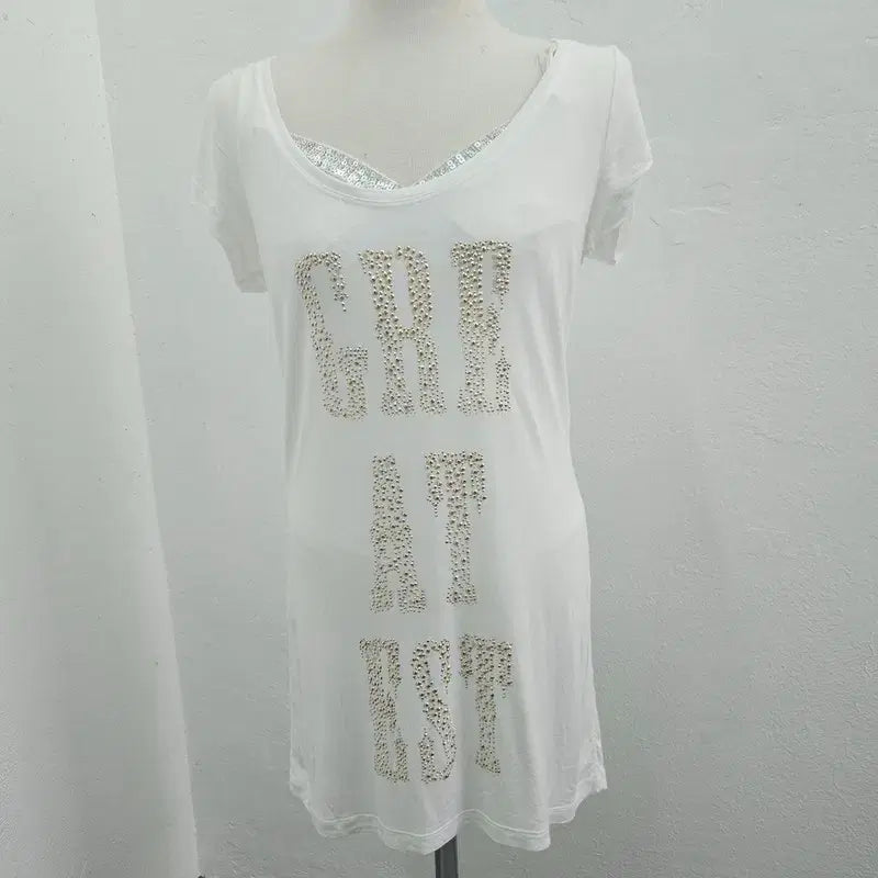 [BUNJANG] Oltre Italy Women's Short Sleeve T-Shirt J6507 / OLTRE ITALY 반팔 티 여 44/55 J6507