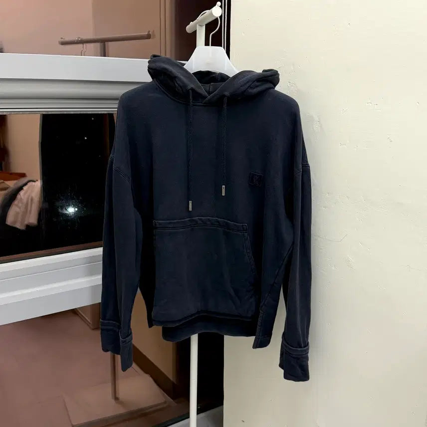 [BUNJANG] Wooyoungmi Oversized Hooded Sweatshirt Navy (Size 46) / [46 size] *정품 우영미 오버사이즈 후드 스웨트셔츠 네이비