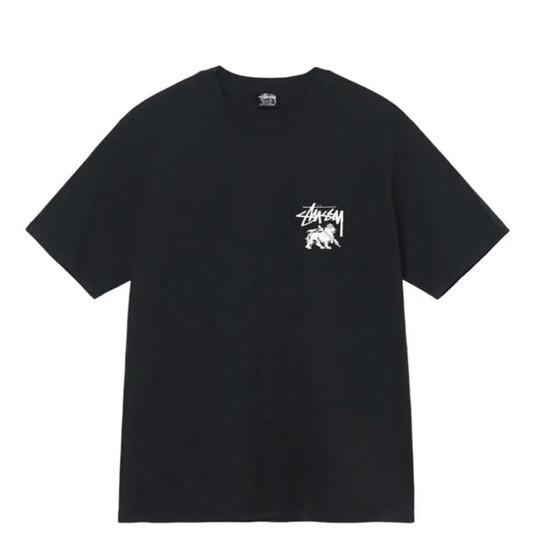 [BUNJANG] Stussy Lion Dot Pigment Dyed T-Shirt Black S / 스투시 라이언 닷 피그먼트 다이드 티셔츠 블랙 S