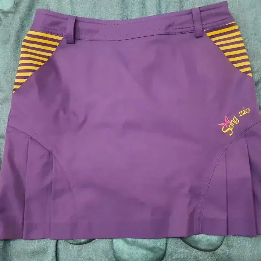 [BUNJANG] Songzio Purple Culotte Golf Skirt / 송지오 큐롯 골프스커트퍼플