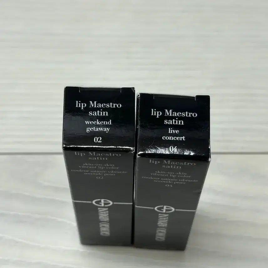 [BUNJANG] Giorgio Armani Lip Maestro Satin Lipstick / 조르지오 아르마니 립 마에스트로 사틴 02호 04호