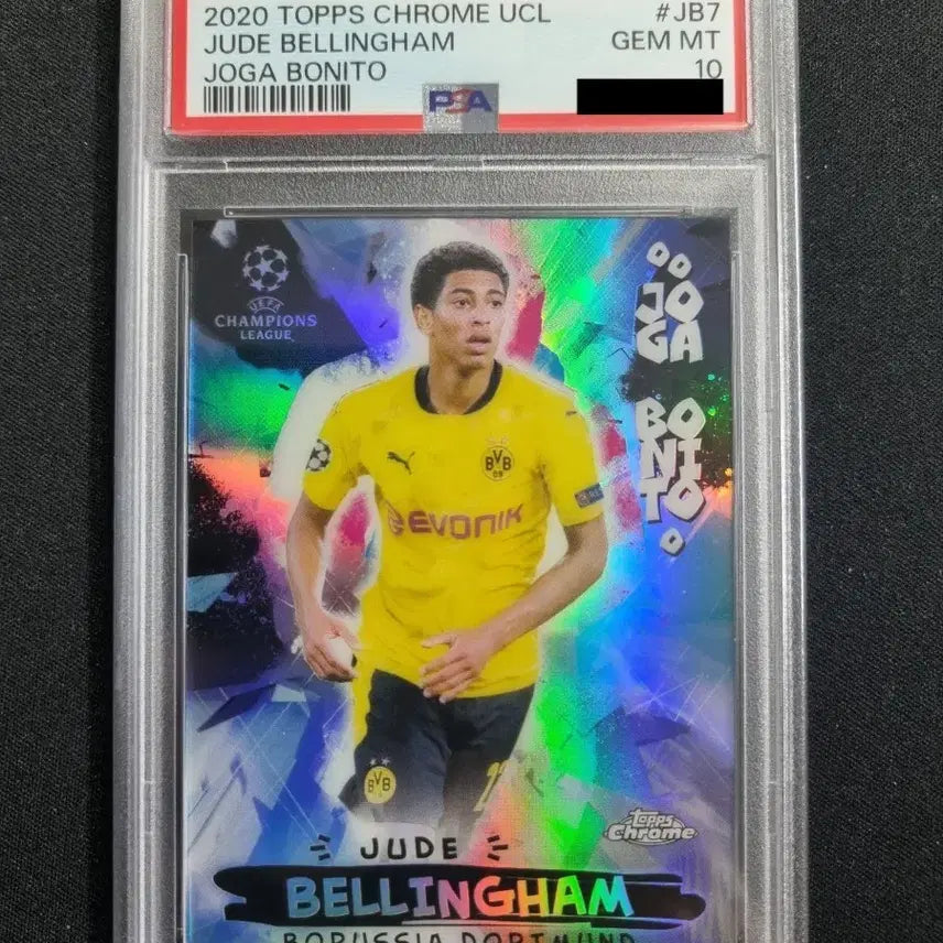 [BUNJANG] 2020 Topps Chrome UCL Jude Bellingham Joga Bonito PSA 10 / 2020 topps chrome ucl 주드 벨링엄  psa 10