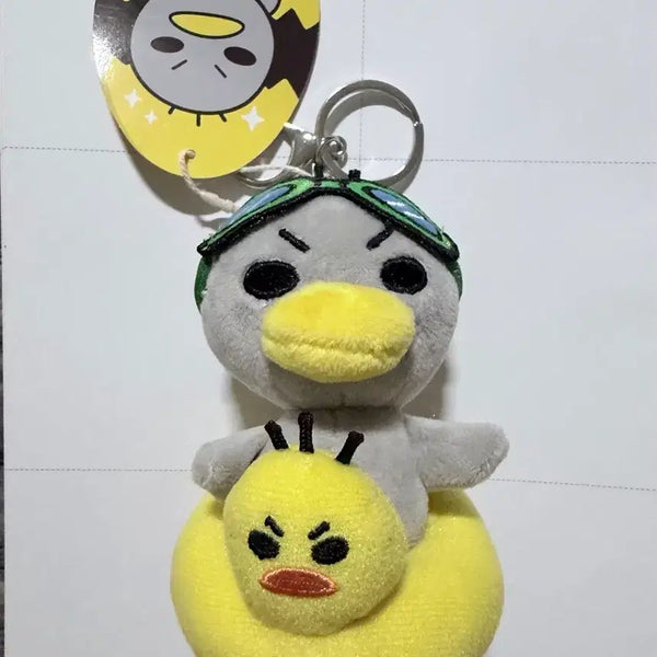 [BUNJANG] Coco Duck Tube Plush Keychain / 꼬꼬 오리 튜브 인형 키링