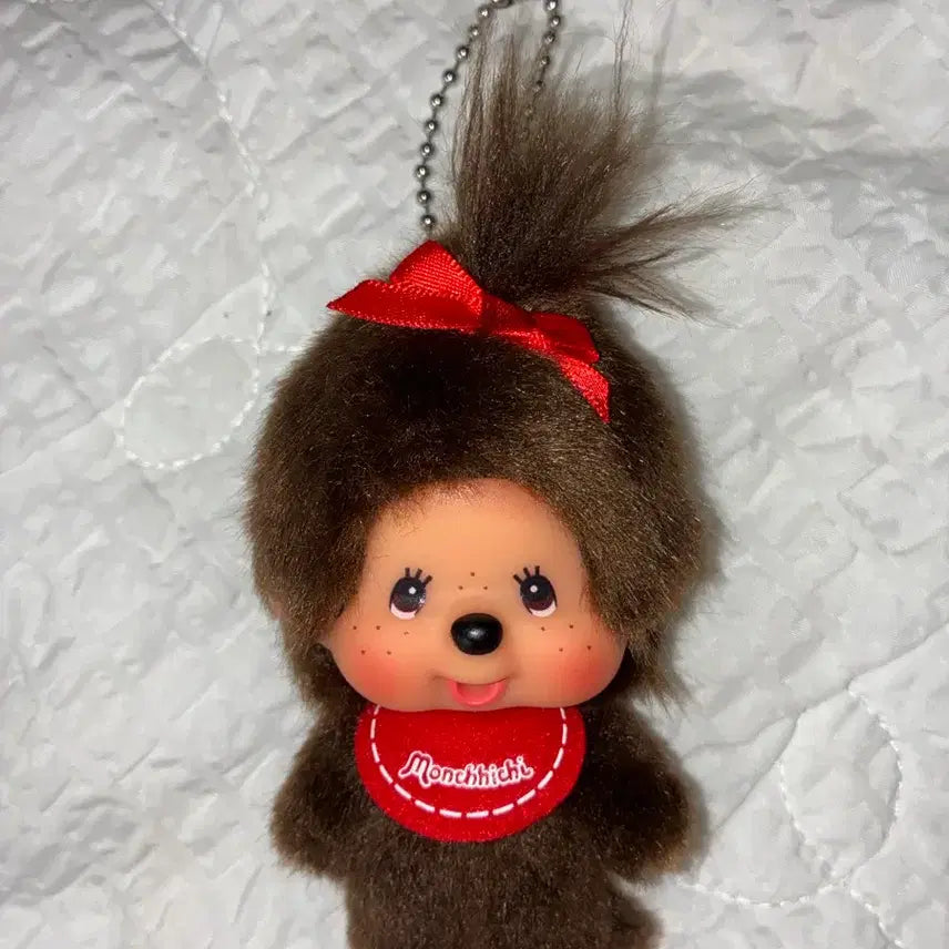 [BUNJANG] Monchhichi Big Head SS Doll Keychain / 몬치치 빅헤드 SS 인형 키링