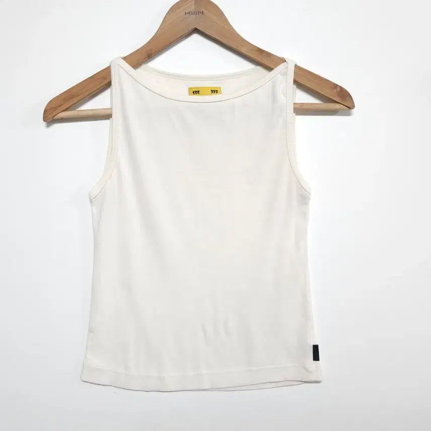 [BUNJANG] UNIF Y2K White Sleeveless Top S / UNIF 유니프 Y2K 화이트 슬리브리스 나시 S