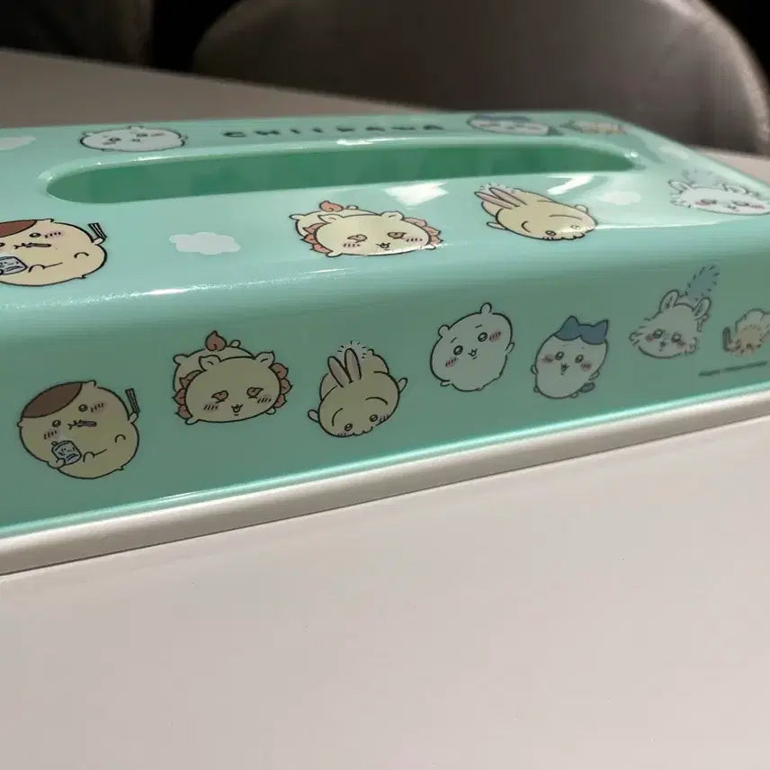 [BUNJANG] Chiikawa Character Tissue Case (Mint) / 치이카와 캐릭터 티슈 케이스 민트