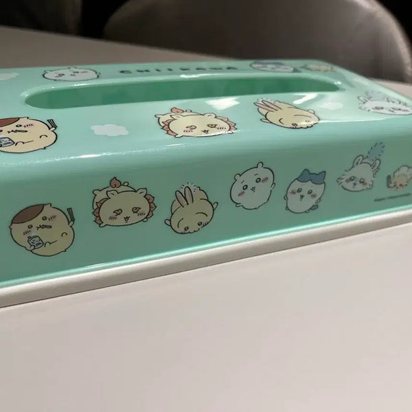 [BUNJANG] Chiikawa Character Tissue Case (Mint) / 치이카와 캐릭터 티슈 케이스 민트