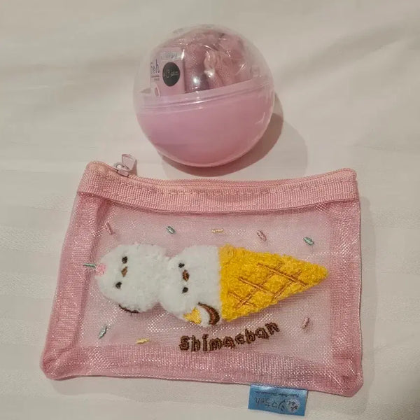 [BUNJANG] Shimaenaga Long-tailed Tit Card Holder Coin Purse Gacha / 시마에나가 흰머리오목눈이 뱁새 카드지갑 동전지갑 가챠