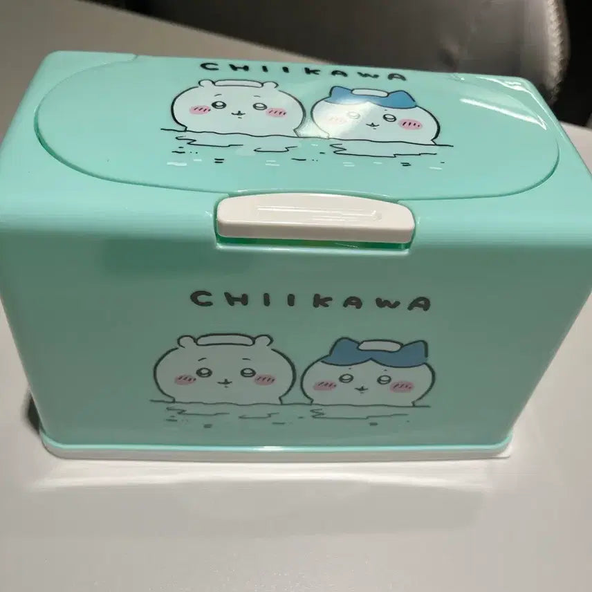 [BUNJANG] Chiikawa Mask Storage Case Mint / 치이카와 마스크 수납 케이스 민트