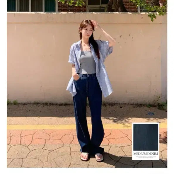 [BUNJANG] Real Coco Post Wide Pants / 지그재그  리얼코코 포스트 와이드 팬츠