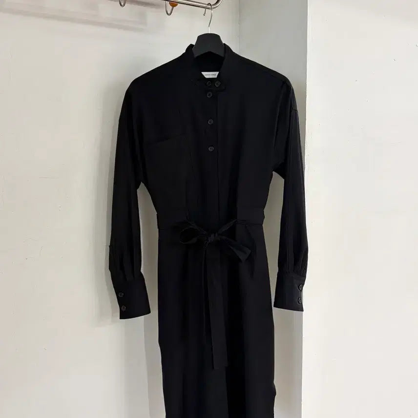 [BUNJANG] Isabel Marant Étoile Black Belted Shirt Dress / 이자벨 마랑 에뚜왈 블랙 벨티드 셔츠 원피스