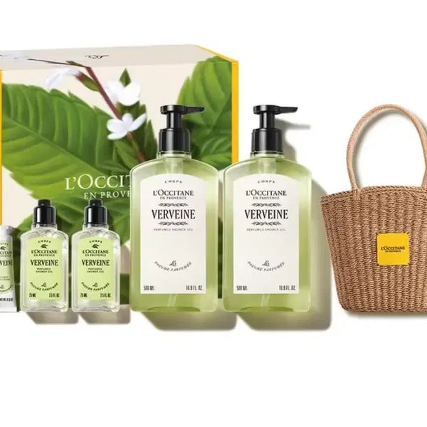 [BUNJANG] L'Occitane Verbena Perfumed Shower Gel 1L Set / 신세계백화점정품 새상품 록시땅 버베인 퍼퓸드 샤워 젤 1L 세트