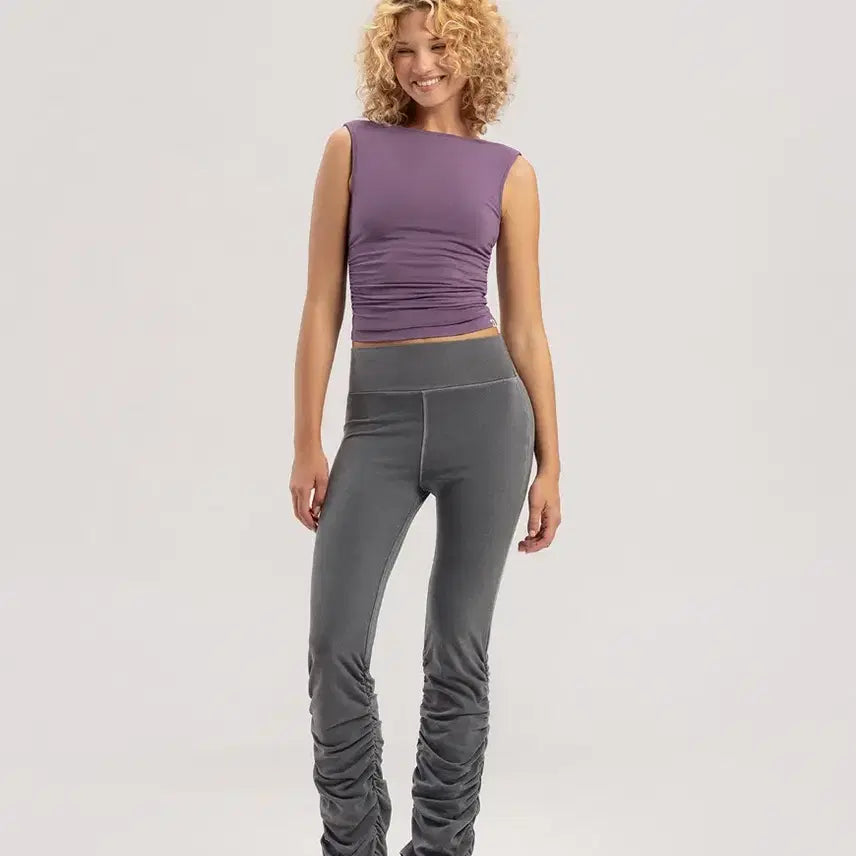 [BUNJANG] Budhi Mudra Shirring Leggings Arrugas Pants / 부디무드라 셔링 레깅스 Arrugas pants