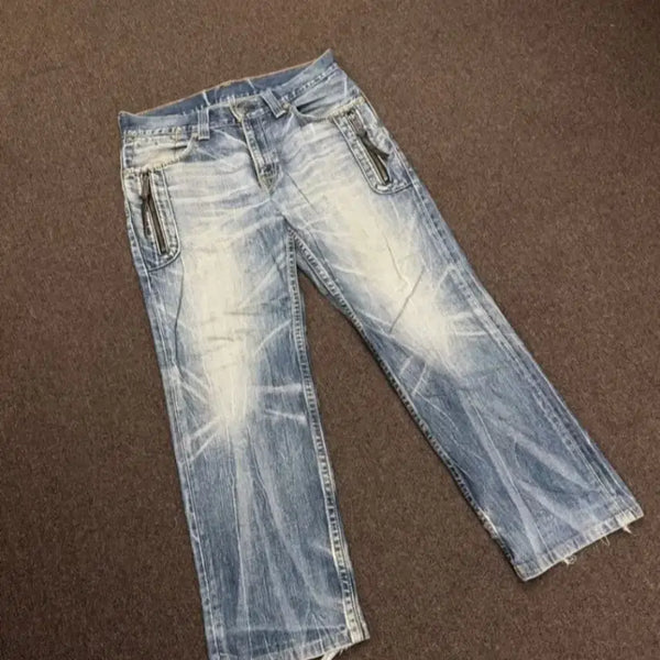 [BUNJANG] Levi's 502 Vintage Wash Denim Pants / 34) 리바이스 502 빈티지 워싱 데님팬츠