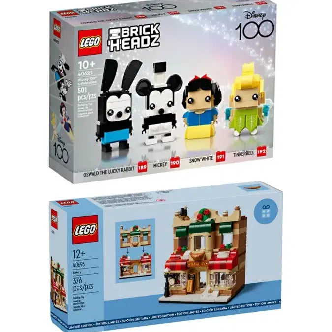 [BUNJANG] LEGO Disney 100th Anniversary 40622 & Patisserie 40696 Bundle Set MISB / [새상품] 레고 40622+40696 일괄 칼박 MISB