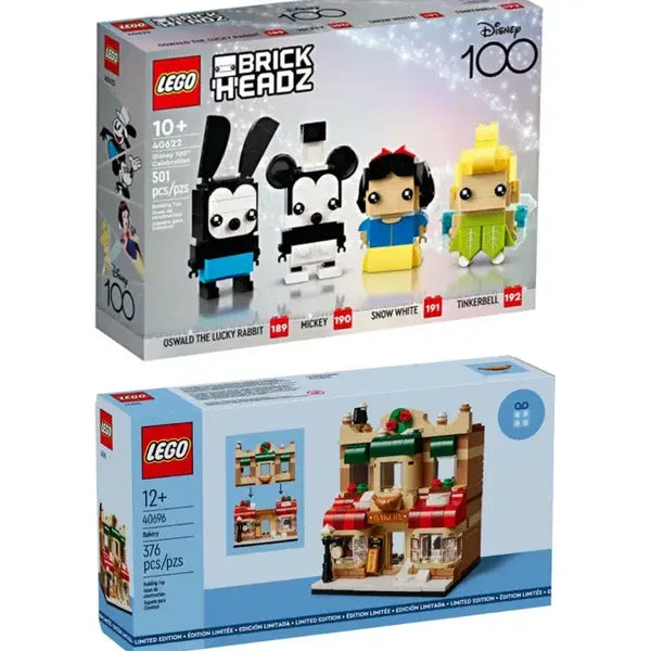 [BUNJANG] LEGO Disney 100th Anniversary 40622 & Patisserie 40696 Bundle Set MISB / [새상품] 레고 40622+40696 일괄 칼박 MISB