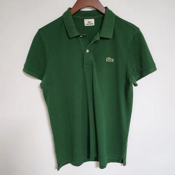 [BUNJANG] Lacoste Embroidered Logo Short Sleeve Polo Shirt / 라코스테 카라티 자수 로고 반팔 티셔츠 [4]