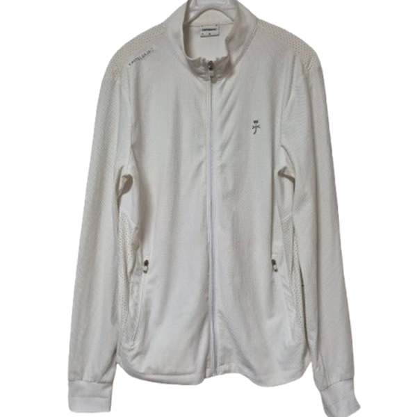 [BUNJANG] Castelbajac Women's Mesh Functional Spandex Golf Zip-Up Jacket 95 / 까스텔바작 매쉬 기능성스판 정품 여자 여름 여성골프집업자켓95
