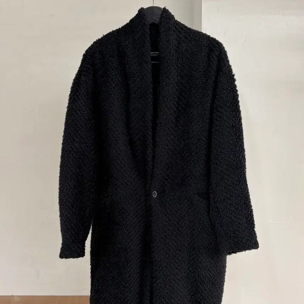 [BUNJANG] Isabel Marant Black Knit Long Coat Size 38 / 이자벨 마랑 블랙 니트 롱 코트
