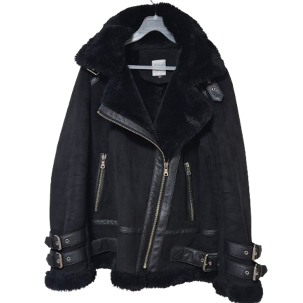 [BUNJANG] LAP Crop Zipper Jacket Jumper / LAP랩 정품 여자 겨울용 여성 무스탕집업크롭자켓점퍼  프리