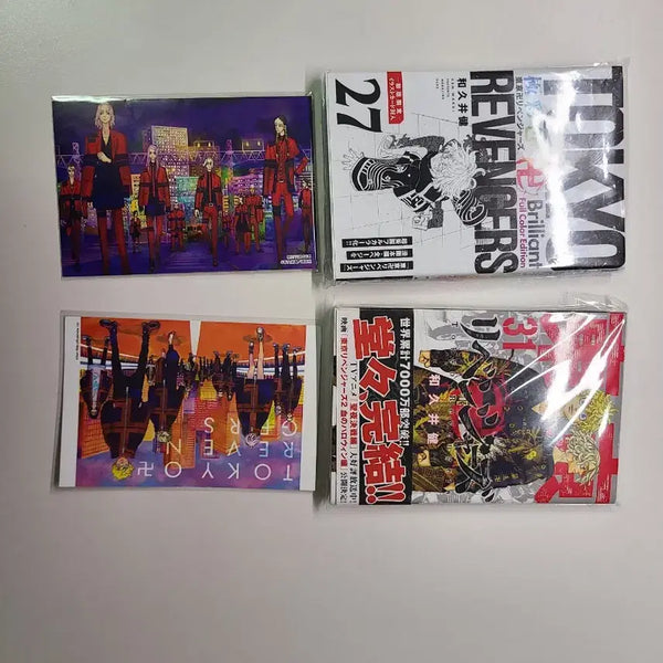 [BUNJANG] Tokyo Revengers Full Color 27 & 31 (Original Japanese), 28 (First Edition) with Postcards / 도리벤 도쿄리벤저스 풀컬러27권 31권 원서 28권 초판 엽서  만화책