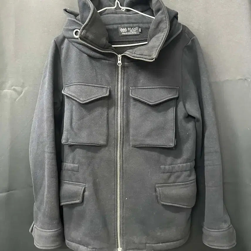 [BUNJANG] BEAMS HEART Zip-Up Hoodie Jacket / 빔즈하트 후드집업 자켓