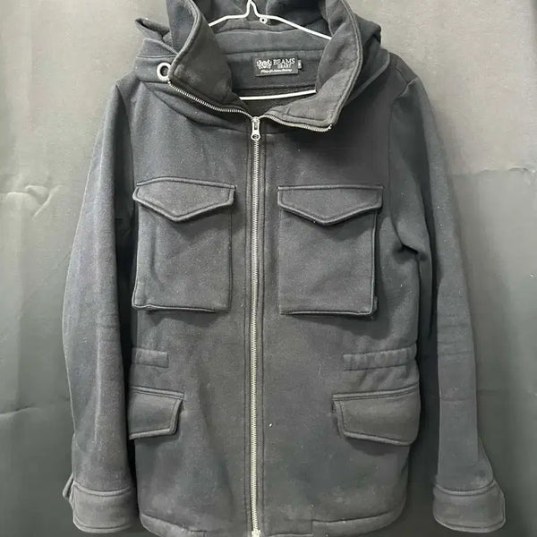 [BUNJANG] BEAMS HEART Zip-Up Hoodie Jacket / 빔즈하트 후드집업 자켓