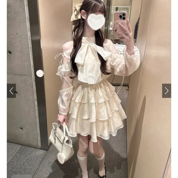[BUNJANG] GRL Sheer Shoulder One-Piece Dress Black / 그레일 grl 시어 숄더 원피스 블랙 스나계 걸리 일브