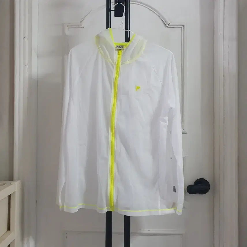 [BUNJANG] Fila Lightweight Zip-Up Jacket Women's White / 휠라 여름용 경량집업 여성77~88 화이트