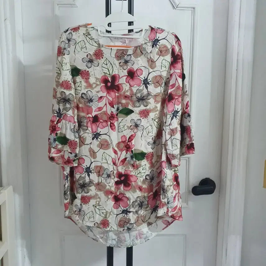 [BUNJANG] Madam 4060 Rayon Blouse Women's Size 77 / 마담4060 인견 블라우스 여성77