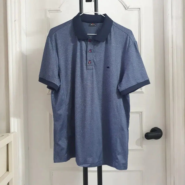 [BUNJANG] PAT Men's Functional Short Sleeve Polo Shirt Navy L (100) / PAT 남자 기능성 반팔카라티 L 100 네이비