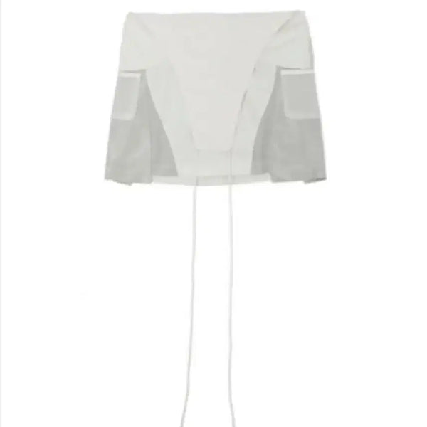 [BUNJANG] Oh!os Cy Mesh Overall Skirt / 오호스 싸이메쉬 오버롤 스커트