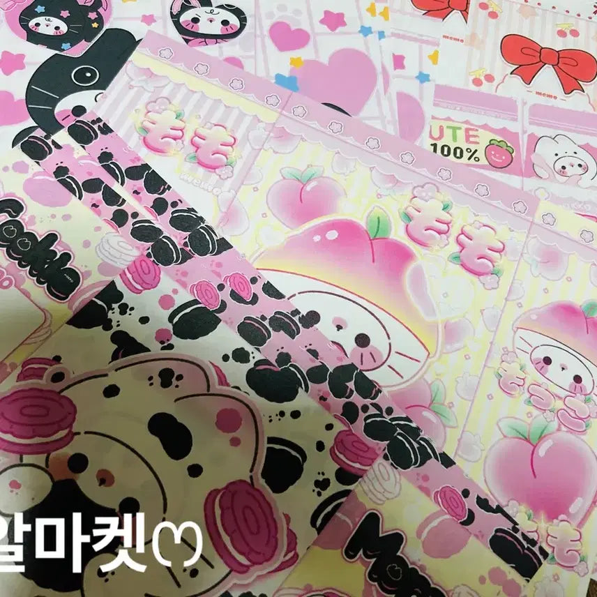 [BUNJANG] Mokko A4 Wrapping Paper Mix Set / 포용 모꼬 A4 랩핑지 믹스