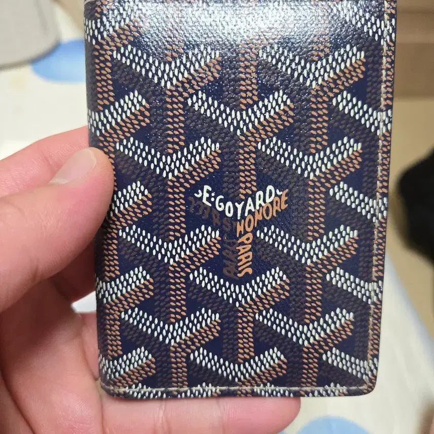 [BUNJANG] Goyard Saint-Marc Navy Card Holder / 고야드 생마르크 네이비 카드지갑