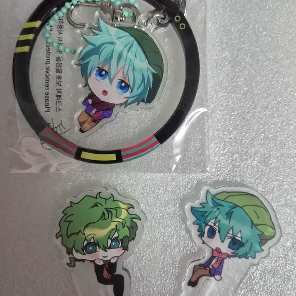 [BUNJANG] Unreleased "If You Die, You Die" Bundle Set Keyring & Necklace / 네가죽어 키미가시네 비공굿 빙글빙글 키링, 목걸이 일괄 판매